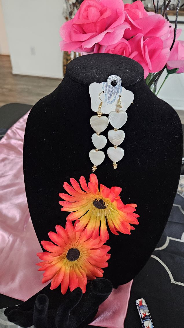 3 Heartbeats Earrings