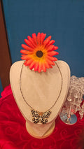 Leopard Butterfly Necklace