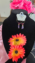Amethyst Hoops