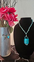 Turquois and Pearls Necklace