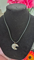 Men's vine moon necklace
